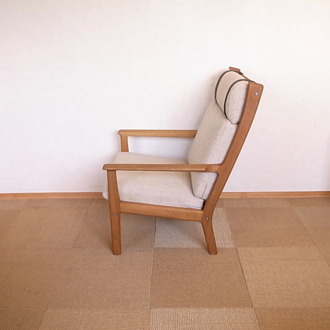 Hans J.Wegner / ハンス・J・ウェグナー GETAMA GE265 イージーチェア ハイバック【オーク】 北欧ビンテージ家具 サブ画像1