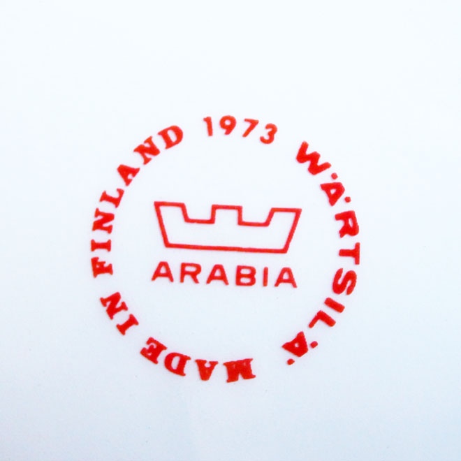 ARABIA/アラビア　プレート　1973年製 サブ画像1
