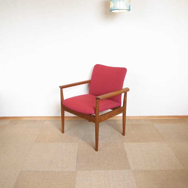Finn Juhl / フィン・ユール  ディプロマットチェア 【チーク】 北欧ビンテージ家具 メイン画像