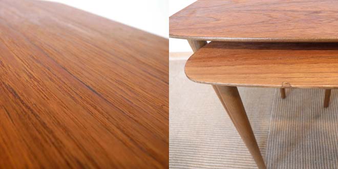 Kurt Ostrvig/クート・オステヴィグ　チーク　ネストテーブル 北欧ビンテージ家具 サブ画像3