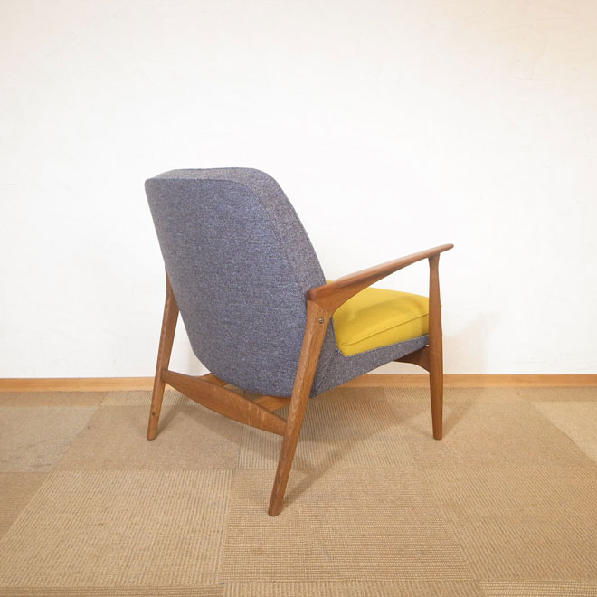 Ib Kofod Larsen / イブ・コフォード・ラーセン アームチェア【オーク×チーク】 北欧ビンテージ家具 サブ画像2