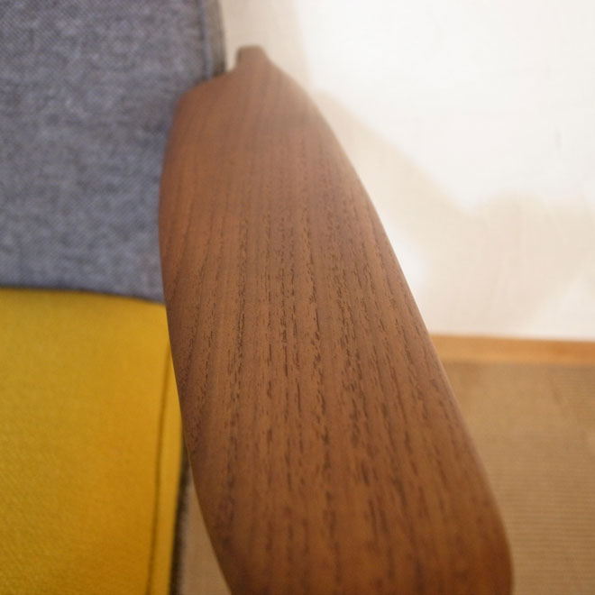 Ib Kofod Larsen / イブ・コフォード・ラーセン アームチェア【オーク×チーク】 北欧ビンテージ家具 サブ画像6