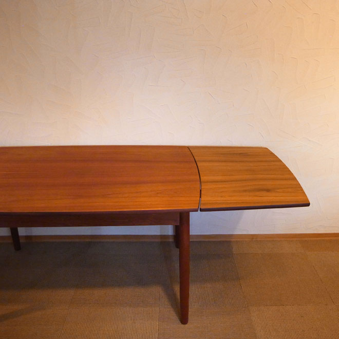 デンマーク製　ダイニングテーブル　【Teak】 北欧ビンテージ家具 サブ画像2
