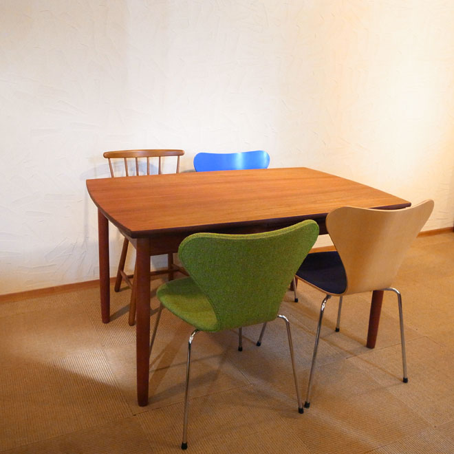 デンマーク製　ダイニングテーブル　【Teak】 北欧ビンテージ家具 サブ画像3