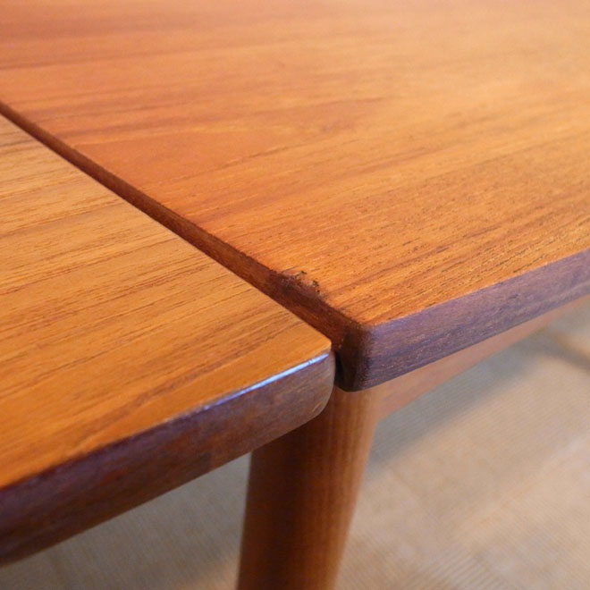 デンマーク製　ダイニングテーブル　【Teak】 北欧ビンテージ家具 サブ画像4