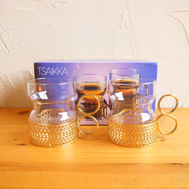 Timo Sarpaneva/ティモ・サルパネヴァ  ツァイッカ　ホルダー付ティーカップ　2脚セット メイン画像