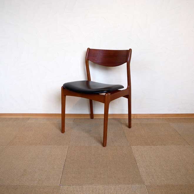 デンマーク製 ダイニングチェア 【チーク】 北欧ビンテージ家具 メイン画像