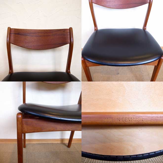 デンマーク製　ダイニングチェア 【チーク】 北欧ビンテージ家具 サブ画像4