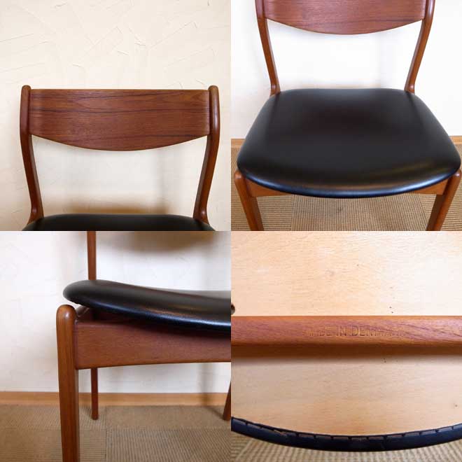 デンマーク製　ダイニングチェア 【チーク】 北欧ビンテージ家具 サブ画像4