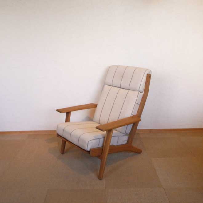 Hans ・J ・ Wegner/ハンス・J・ウェグナー　GE290　イージーチェア　ハイバック GETAMA メイン画像