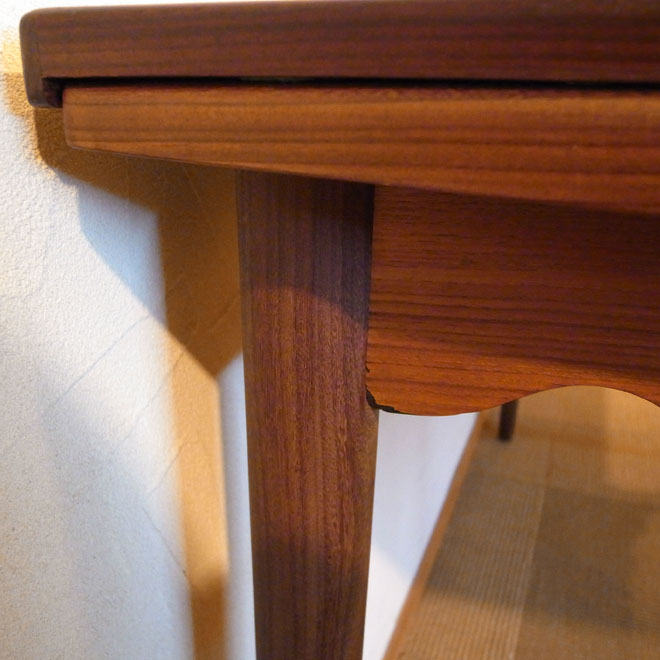 デンマーク製 ダイニングテーブル 【Teak】 北欧ビンテージ家具 サブ画像4