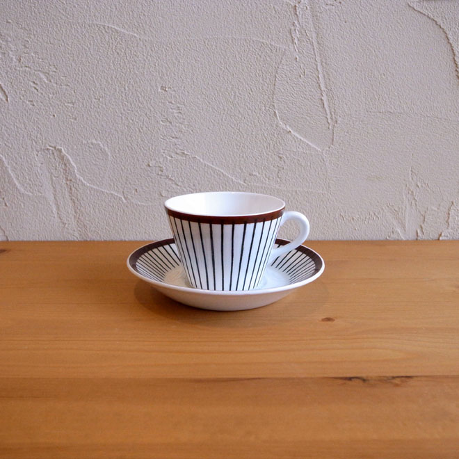 Stig Lindberg/スティッグ・リンドベリ　スピサ・リブ　コーヒーカップ＆ソーサー メイン画像