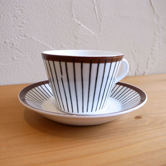 Stig Lindberg/スティッグ・リンドベリ　スピサ・リブ　コーヒーカップ＆ソーサー サブ画像1