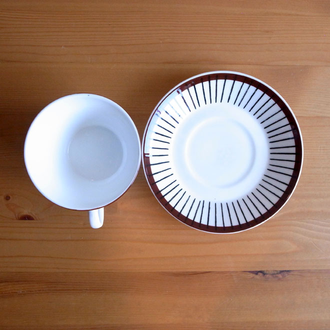 Stig Lindberg/スティッグ・リンドベリ　スピサ・リブ　コーヒーカップ＆ソーサー サブ画像2