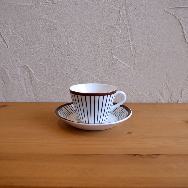 Stig Lindberg/スティッグ・リンドベリ　スピサ・リブ　コーヒーカップ＆ソーサー メイン画像