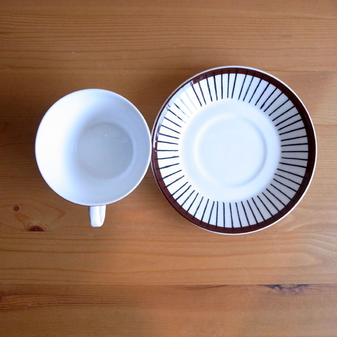 Stig Lindberg/スティッグ・リンドベリ　スピサ・リブ　コーヒーカップ＆ソーサー サブ画像2