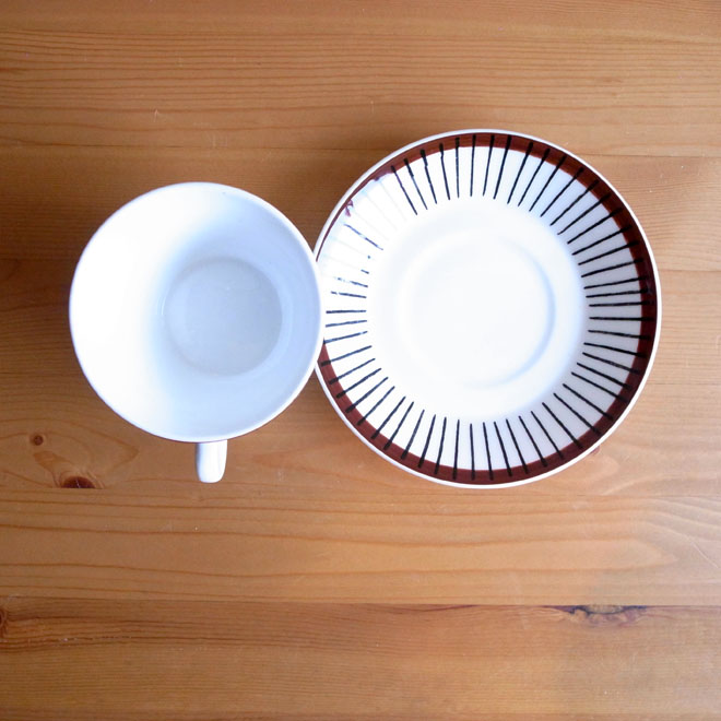 Stig Lindberg/スティッグ・リンドベリ　スピサ・リブ　コーヒーカップ＆ソーサー サブ画像2