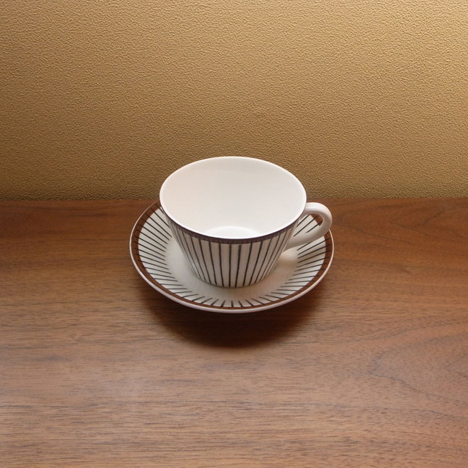 Stig Lindberg / スティッグ・リンドベリ グスタフスベリ Spisa Ribb / スピサリブ カップ＆ソーサー サブ画像1