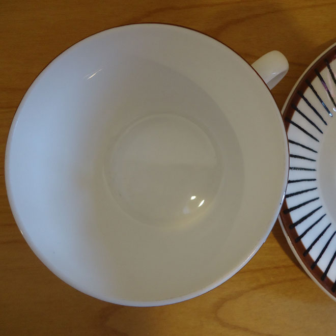 Stig Lindberg / スティッグ・リンドベリ グスタフスベリ Spisa Ribb / スピサリブ カップ＆ソーサー サブ画像4