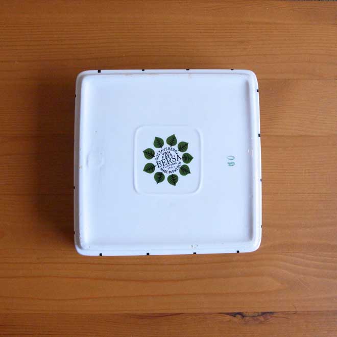 Stig Lindberg/スティッグ・リンドベリ　Bersa　スクエアプレート サブ画像2