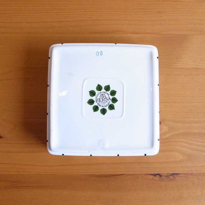 Stig Lindberg/スティッグ・リンドベリ　Bersa　スクエアプレート サブ画像3