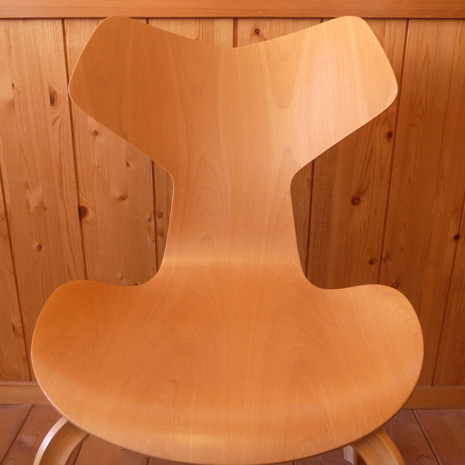 Arne Jacobsen / アルネ・ヤコブセン フリッツ・ハンセン 3130グランプリチェア 【ビーチ】 北欧ビンテージ家具 サブ画像2