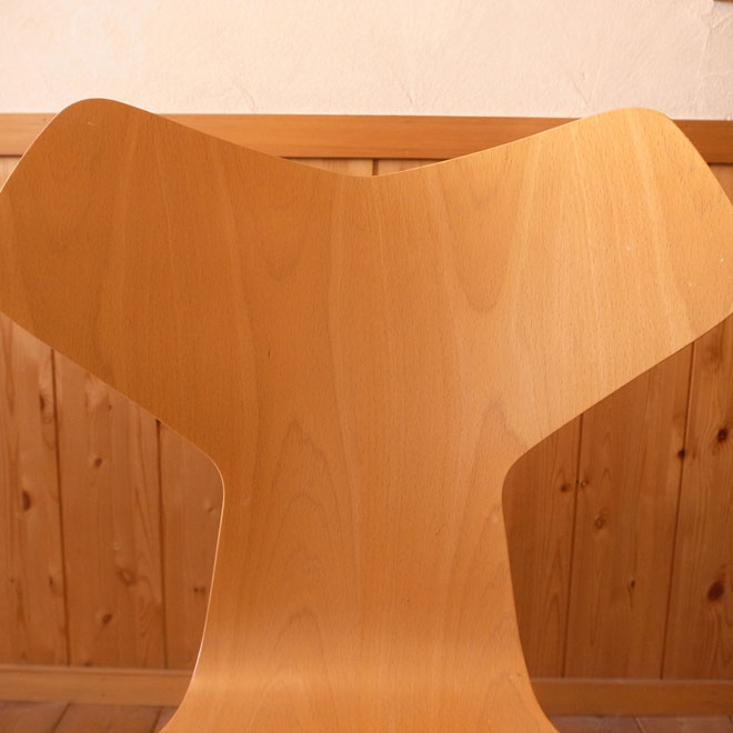 Arne Jacobsen / アルネ・ヤコブセン フリッツ・ハンセン 3130グランプリチェア 【ビーチ】 北欧ビンテージ家具 サブ画像5