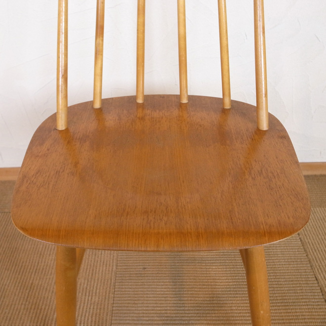 Ilmari Tapiovaara / イルマリ・タピオヴァーラ Edsby Verken Fanett ファネットチェア【バーチ×チーク】 北欧ビンテージ家具 サブ画像1