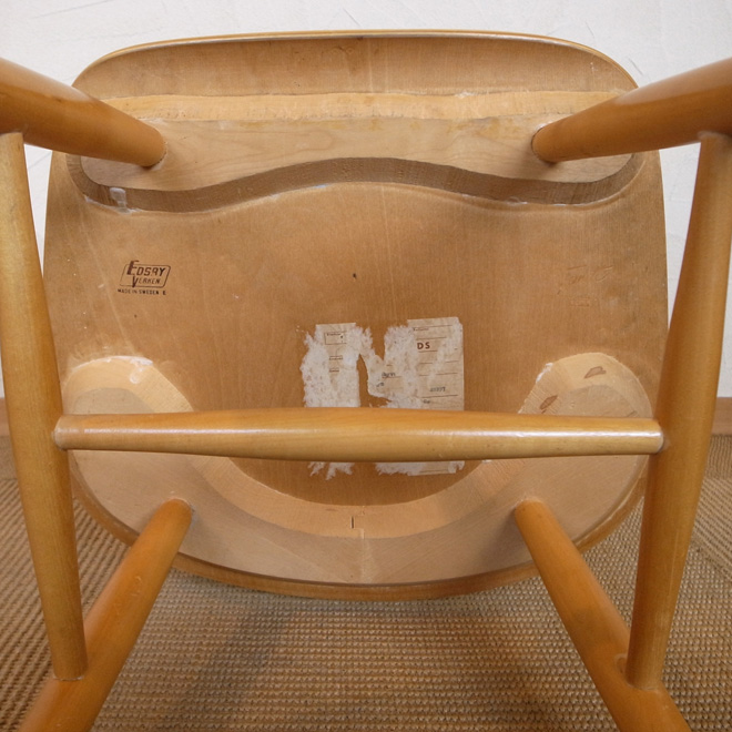 Ilmari Tapiovaara / イルマリ・タピオヴァーラ Edsby Verken Fanett ファネットチェア【バーチ×チーク】 北欧ビンテージ家具 サブ画像4