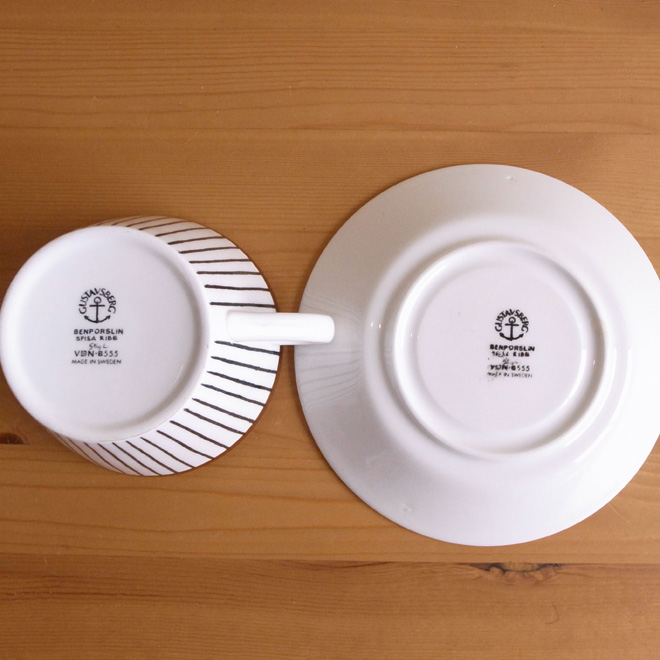 Stig Lindberg/スティッグ・リンドベリ　スピサ・リブ　ティーカップ＆ソーサー サブ画像2