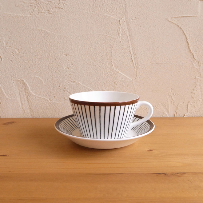 Stig Lindberg/スティッグ・リンドベリ　スピサ・リブ　ティーカップ＆ソーサー メイン画像