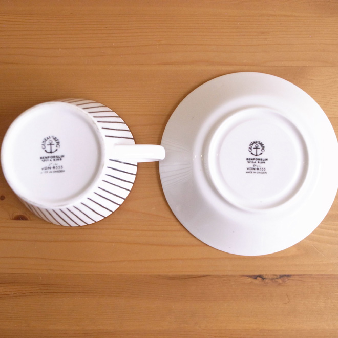 Stig Lindberg/スティッグ・リンドベリ　スピサ・リブ　ティーカップ＆ソーサー サブ画像2