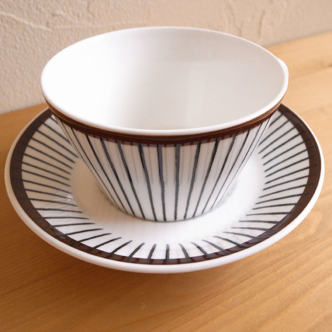 Stig Lindberg/スティッグ・リンドベリ　スピサ・リブ　ティーカップ＆ソーサー サブ画像1