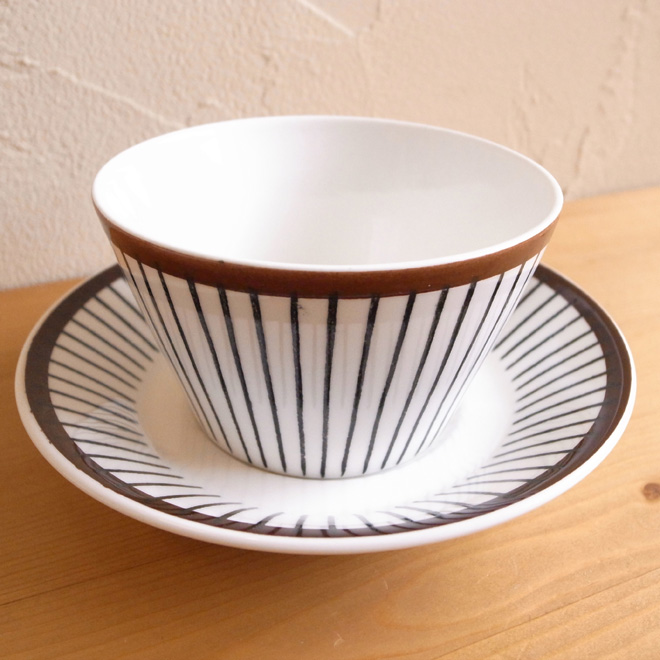 Stig Lindberg/スティッグ・リンドベリ　スピサ・リブ　ティーカップ＆ソーサー サブ画像1