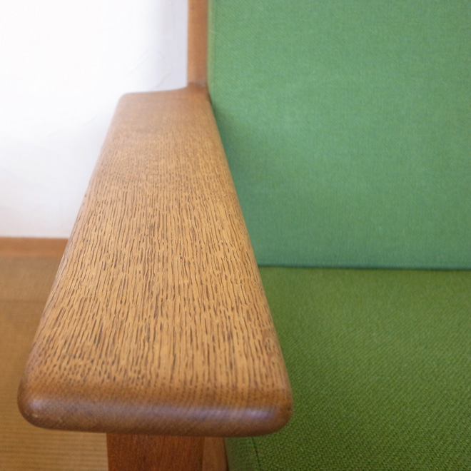 Hans J.Wegner / ハンス・J・ウェグナー GETAMA GE290 　ハイバックイージーチェア【オーク】 北欧ビンテージ家具 サブ画像5
