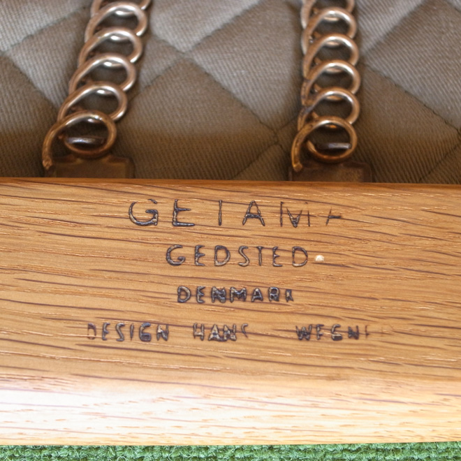 Hans J.Wegner / ハンス・J・ウェグナー GETAMA GE290 　ハイバックイージーチェア【オーク】 北欧ビンテージ家具 サブ画像8