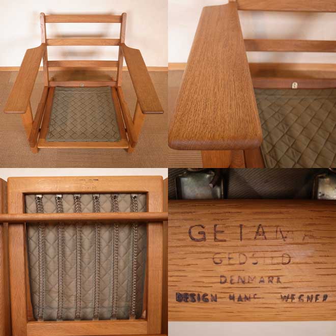 Hans・J・Wegner/ハンス・J・ウェグナー  GETAMA　GE290 イージーチェア サブ画像4