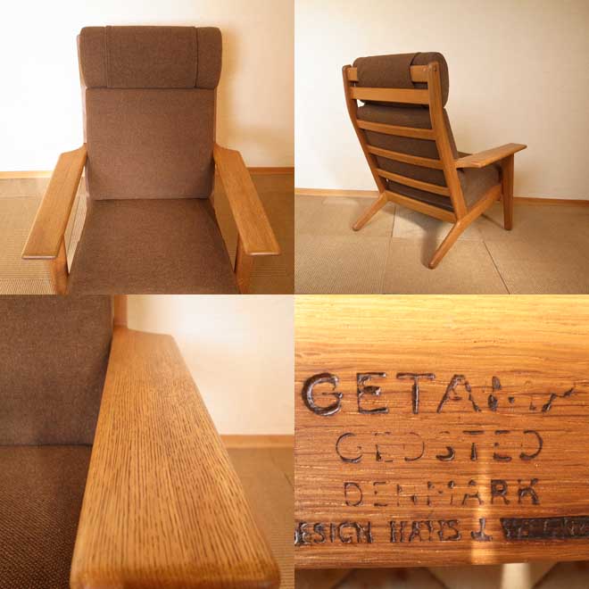 Hans ・J ・Wegner/ハンス・J・ウェグナー GETAMA　GE290　イージーチェア ハイバック サブ画像1