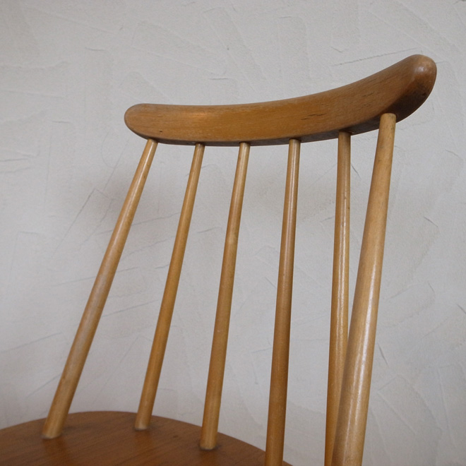 Ilmari Tapiovaara / イルマリ・タピオヴァーラ Edsby Verken Fanett ファネットチェア【バーチ×チーク】 北欧ビンテージ家具 サブ画像3