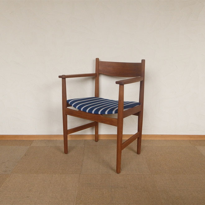 Hans J.Wegner / ハンス・J・ウェグナー カール・ハンセン CH39 アームチェア【チーク】 北欧ビンテージ家具 メイン画像