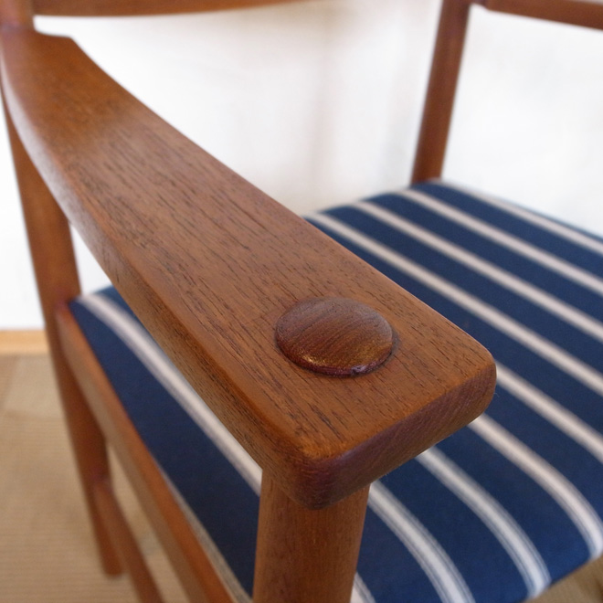 Hans J.Wegner / ハンス・J・ウェグナー カール・ハンセン CH39 アームチェア【チーク】 北欧ビンテージ家具 サブ画像5