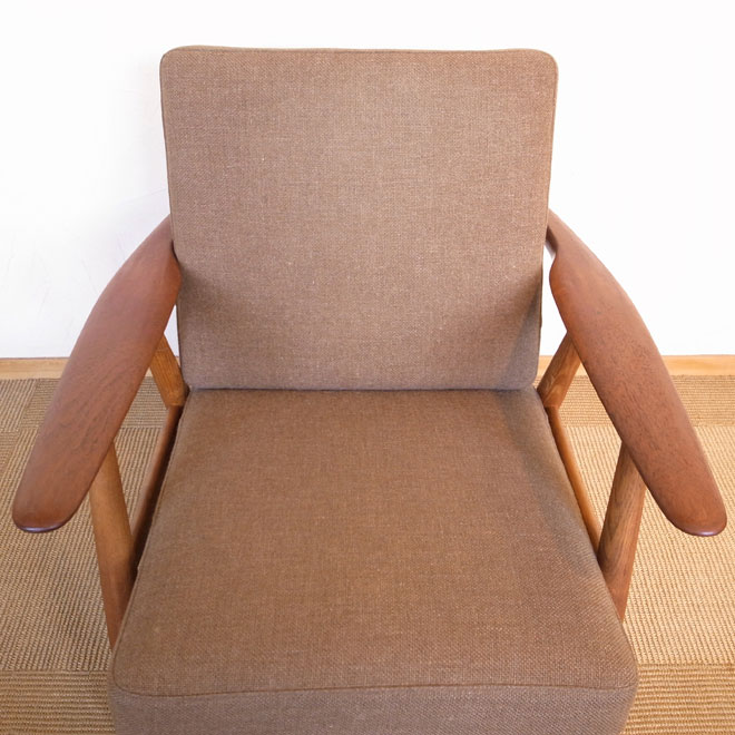 Hans J.Wegner / ハンス・J・ウェグナー GETAMA GE240 イージーチェア【チーク/オーク】 北欧ビンテージ家具 サブ画像6
