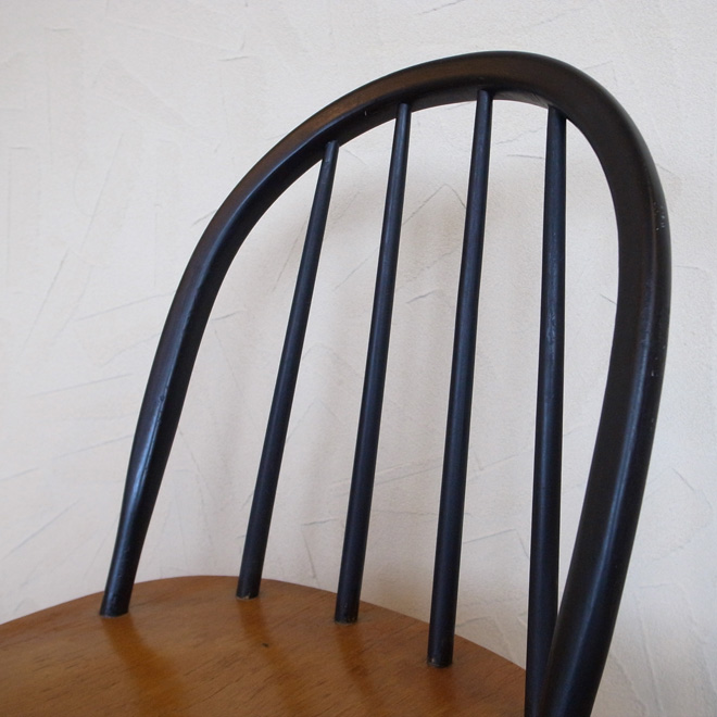 Ilmari Tapiovaara / イルマリ・タピオヴァーラ Edsby Verken Fanett ファネットチェア　ブラック【バーチ×チーク】 北欧ビンテージ家具 サブ画像4