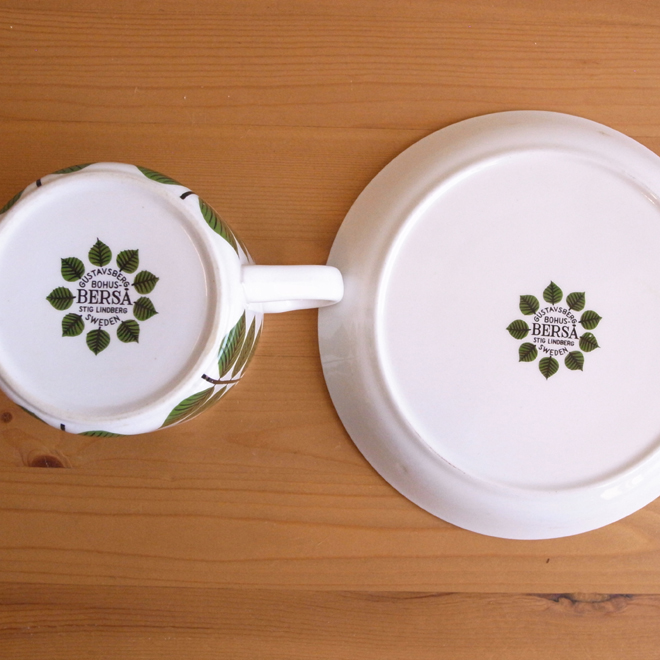 Stig Lindberg/スティッグ・リンドベリ　Bersa　カップ＆ソーサー サブ画像3