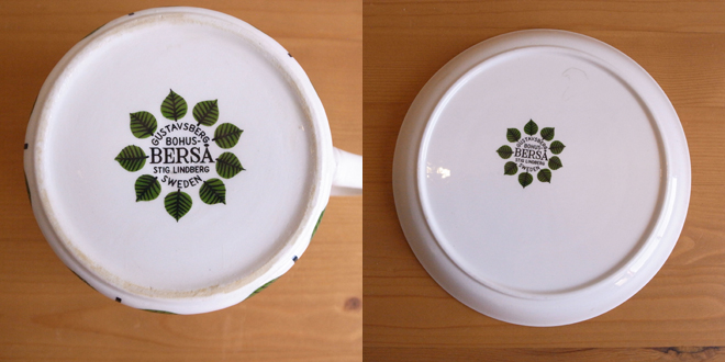 Stig Lindberg/スティッグ・リンドベリ　Bersa　カップ＆ソーサー サブ画像4