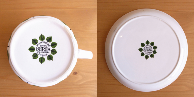 Stig Lindberg/スティッグ・リンドベリ　Bersa　カップ＆ソーサー サブ画像4