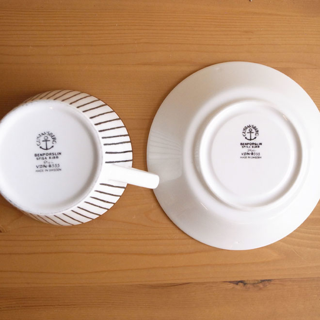 Stig Lindberg/スティッグ・リンドベリ　スピサ・リブ　ティーカップ＆ソーサー サブ画像3