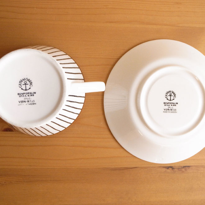 Stig Lindberg/スティッグ・リンドベリ　スピサ・リブ　ティーカップ＆ソーサー サブ画像3