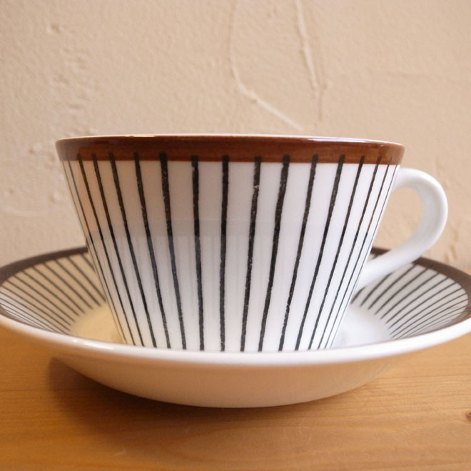 Stig Lindberg/スティッグ・リンドベリ　スピサ・リブ　ティーカップ＆ソーサー サブ画像2