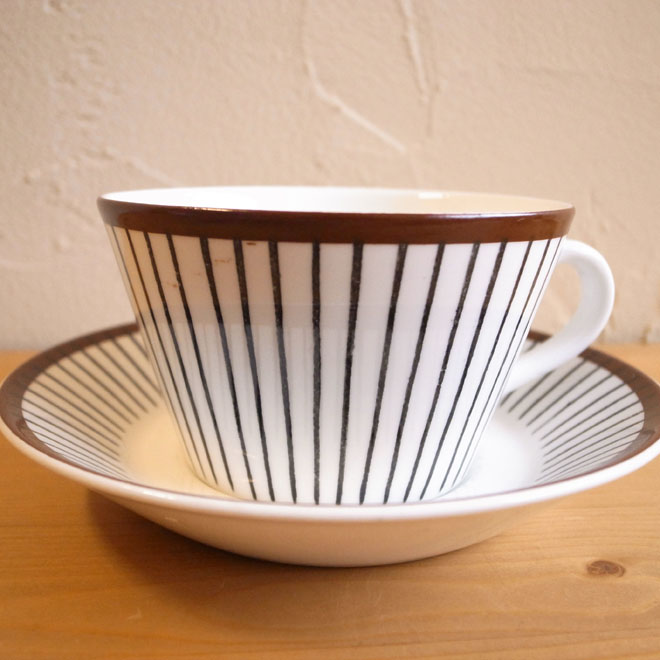 Stig Lindberg/スティッグ・リンドベリ　スピサ・リブ　ティーカップ＆ソーサー サブ画像2